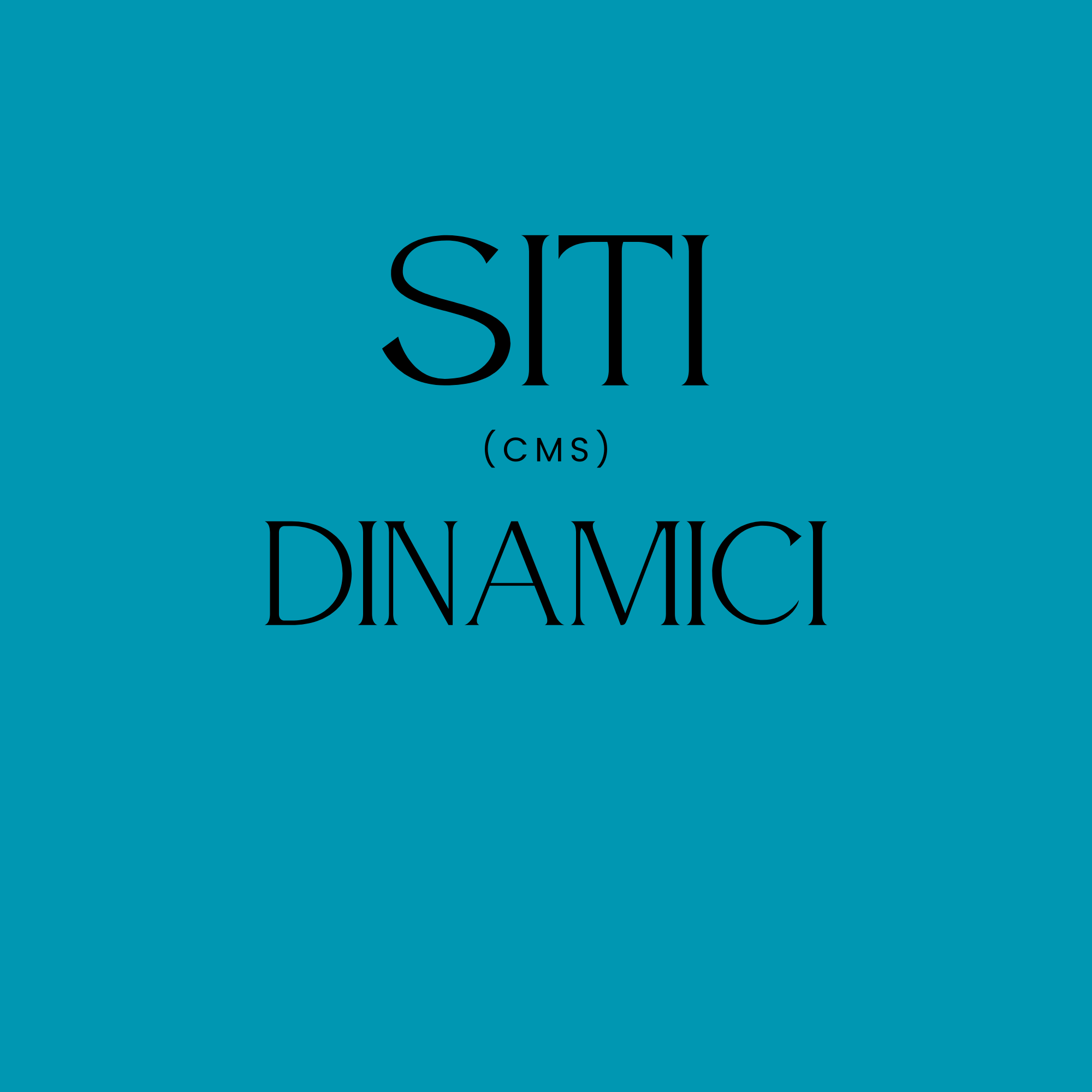 Siti dinamici / con gestione contenuti (CMS) - QR Web Lab